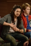 GLEE: Tina bumps her head and sees Mike (Harry Shum Jr., L) as Joe and Rory (Damian McGinty, R) as Sam in the first hour of a special two-hour "Props/Nationals" episode of GLEE airing Tuesday, May 15 (8:00-10:00 PM ET/PT) on FOX. ©2012 Fox Broadcasting Co. Cr: Mike Yarish/FOX