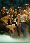 GLEE: New Directions perform in the "Puppet Master" episode of GLEE airing Thursday, Nov. 28 (9:00-10:00 PM ET/PT) on FOX. Â©2013 Fox Broadcasting Co. CR: Adam Rose/FOX