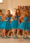 GLEE: The girls perform in the