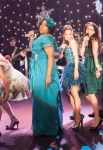 GLEE: The girls perform in the