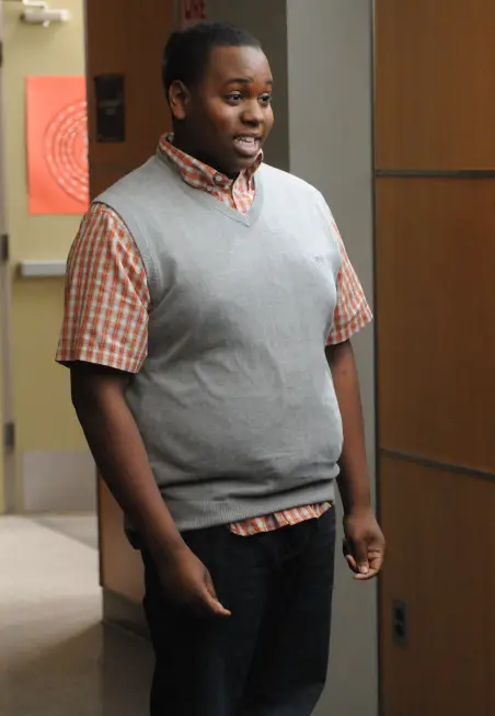 GLEE: Alex Newell ("The Glee Project" finalist) guest-stars as Wade in the "Saturday Night Glee-ver" episode of GLEE airing Tuesday, April 17 (8:00-9:00 PM ET/PT) on FOX. ©2012 Fox Broadcasting Co. Cr: Adam Rose/FOX
