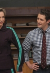 GLEE: Sue (Jane Lynch, L) and Will (Matthew Morrison, R) team up in the "Saturday Night Glee-ver" episode of GLEE airing Tuesday, April 17 (8:00-9:00 PM ET/PT) on FOX. ©2012 Fox Broadcasting Co. Cr: Adam Rose/FOX