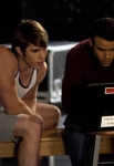 GLEE: Ryder (Blake Jenner, L) and Jake (Jacob Artist, R) work together in the "Thanksgiving" episode of GLEE airing Thursday, Nov. 29 (9:00-10:00 PM ET/PT) on FOX. ©2012 Fox Broadcasting Co. Cr: Jordin Althaus/FOX