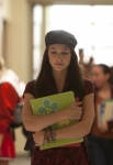 GLEE: Marley (Melissa Benoist, C) has a conflict in the "Thanksgiving" episode of GLEE airing Thursday, Nov. 29 (9:00-10:00 PM ET/PT) on FOX. ©2012 Fox Broadcasting Co. CR: Adam Rose/FOX