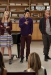 GLEE: McKinley High's alumni return as mentors to the current glee club members in the "Thanksgiving" episode of GLEE airing Thursday, Nov. 29 (9:00-10:00 PM ET/PT) on FOX. Pictured L-R: Naya Rivera, Dianna Agron, Harry Shum Jr., Mark Salling and Amber Riley. ©2012 Fox Broadcasting Co. CR: Adam Rose/FOX