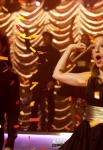 GLEE: Joe (Samuel Larsen, L) and Sugar (Vanessa Lengies, R) perform in the "Thanksgiving" episode of GLEE airing Thursday, Nov. 29 (9:00-10:00 PM ET/PT) on FOX. ©2012 Fox Broadcasting Co. Cr: Jordin Althaus/FOX