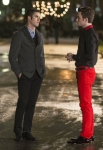 GLEE: Blaine (Darren Criss, L) visits Kurt (Chris Colfer, R) in the "Break Up" episode of GLEE airing Thursday, Oct. 4 (9:00-10:00 PM ET/PT) on FOX. ©2012 Fox Broadcasting Co. Cr: David Giesbrecht/FOX