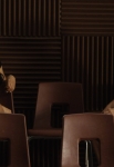 GLEE: Santana (Naya Rivera, L) visits Brittany (Heather Morris, R) in the "Break Up" episode of GLEE airing Thursday, Oct. 4 (9:00-10:00 PM ET/PT) on FOX. ©2012 Fox Broadcasting Co. Cr: Jordin Althaus/FOX
