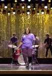 GLEE: Amber Riley (Mercedes) performs in the Season Three premiere episode "The Purple Piano Project" of GLEE airing Tuesday, Sept. 20 (8:00-9:00 PM ET/PT) on FOX. ©2011 Fox Broadcasting Co. Cr: Adam Rose/FOX