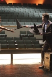 GLEE: Rachel (Lea Michele) and Kurt (Chris Colfer) in "The Purple Piano Project" the season premiere episode of GLEE airing Tuesday, Sept. 20 (8:00-9:00 PM ET/PT) on FOX. Â©2011 Fox Broadcasting Co. Cr: Adam Rose/FOX