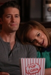 GLEE: Will (Matthew Morrison, L) and Emma (Jayma Mays, R) share a moment in the "Trio" episode of GLEE airing Tuesday, March 4 (8:00-9:00 PM ET/PT) on FOX. ©2014 Fox Broadcasting Co. CR: Mike Yarish/FOX