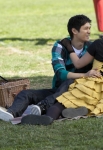 GLEE: Mike (Harry Shum Jr., L) and Tina (Jenna Ushkowitz, R) share a moment in the "Yes/No" winter premiere episode of GLEE, airing Tuesday, Jan. 17 (8:00-9:00 PM ET/PT) on FOX. ©2011 Fox Broadcasting Co. Cr: Adam Rose/FOX