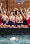 GLEE: The glee club performs in the "Yes/No" winter premiere episode of GLEE airing Tuesday, Jan. 17 (8:00-9:00 PM ET/PT) on FOX. Pictured L-R: Cory Monteith, Dianna Agron, Lea Michele, Naya Rivera and Chord Overstreet. Â©2011 Fox Broadcasting Co. Cr: Adam Rose/FOX