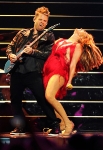 performs onstage at the iHeartRadio Music Festival held at the MGM Grand Garden Arena on September 24, 2011 in Las Vegas, Nevada.