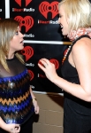 poses backstage at the iHeartRadio Music Festival held at the MGM Grand Garden Arena on September 23, 2011 in Las Vegas, Nevada.