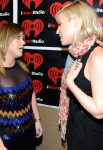 poses backstage at the iHeartRadio Music Festival held at the MGM Grand Garden Arena on September 23, 2011 in Las Vegas, Nevada.