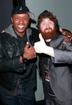 LOS ANGELES, CA - DECEMBER 02: Musicians Javier Colon and Casey Abrams attending at The 4th Annual Holdiay Tree Lighting At L.A. Live on December 2, 2011 in Los Angeles, California. (Photo by Todd Oren/WireImage) *** Local Caption *** Javier Colon;Casey Abrams;