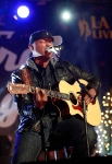 LOS ANGELES, CA - DECEMBER 02: Javier Colon performing at The 4th Annual Holiday Tree Lighting At L.A. LIVE on December 2, 2011 in Los Angeles, California. (Photo by Todd Oren/WireImage) *** Local Caption *** Javier Colon;