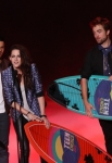 TEEN CHOICE 2012: Ultimate Choice award winners Taylor Lautner, Robert Pattinson and Kristin Stewart during the TEEN CHOICE 2012, airing LIVE Sunday, July 22 (8:00-10:00 PM ET live/PT tape-delayed) on FOX at the Gibson Amphitheater, Universal City, CA. CR: Michael Yarish/FOX