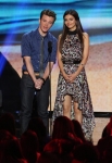TEEN CHOICE 2012: Presenters Chris Colfer and Victoria Justice during the TEEN CHOICE 2012, airing LIVE Sunday, July 22 (8:00-10:00 PM ET live/PT tape-delayed) on FOX at the Gibson Amphitheater, Universal City, CA. CR: Michael Yarish/FOX