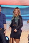 TEEN CHOICE 2012: Presenters Chris Colfer, Demi Lovato and Victoria Justice during the TEEN CHOICE 2012, airing LIVE Sunday, July 22 (8:00-10:00 PM ET live/PT tape-delayed) on FOX at the Gibson Amphitheater, Universal City, CA. CR: Michael Yarish/FOX