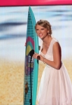 TEEN CHOICE 2012: Choice Female Artist Taylor Swift during the TEEN CHOICE 2012, airing LIVE Sunday, July 22 (8:00-10:00 PM ET live/PT tape-delayed) on FOX at the Gibson Amphitheater, Universal City, CA. CR: Michael Yarish/FOX