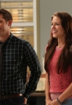 GLEE: Will (Matthew Morrison, L) introduces a Marley (Melissa Benoist, R) as a new member of the glee club in "The New Rachel," the Season Four premiere episode of GLEE airing on a new night and time Thursday, Sept. 13 (9:00-10:00 PM ET/PT) on FOX. ©2012 Fox Broadcasting Co. Cr: Mike Yarish/FOX
