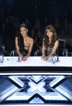 THE X FACTOR: L-R: Judges L.A. Reid, Nicole Sherzinger, Paula Abdul and Simon Cowell on THE X FACTOR airing Tuesday, Oct. 25 (8:00-10:30 PM ET/Pt) on FOX. CR: Michael Becker / FOX.