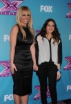 THE X FACTOR: L-R: Britney Spears and Carly Rose Sonenclar at THE X FACTOR Final Three Red Carpet and Press Conference, Monday, Dec. 17 in Los Angeles, CA. CR: Ray Mickshaw / FOX.