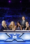 THE X FACTOR: L-R: Demi Lovato, Paulina Rubio, Kelly Rowland, Mario Lopez and Simon Cowell on THE X FACTOR. Season three of THE X FACTOR premieres Wednesday, Sept. 11 (8:00-9:00 PM ET/PT) and Thursday, Sept. 12 (8:00-10:00 PM ET/PT) then airs Wednesday, Sept. 18 (8:00-10:00 PM ET/PT) and Thursday, Sept. 19 (8:00-9:00 PM ET/PT.) CR: Nino Munoz / FOX