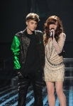 THE X FACTOR: L-R: Justin Bieber with Drew Ryniewicz on THE X FACTOR Finale airing Thursday, Dec. 22 (8:00-10:00 PM ET/PT) on FOX. CR: Ray Mickshaw / FOX.