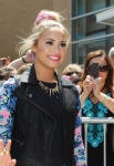 THE X FACTOR: Demi Lovato arrives at the taping of THE X FACTOR in Providence. RI, Tuesday, June 27. THE X FACTOR airs on FOX. CR: Stew Milne/ FOX.