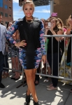THE X FACTOR: Demi Lovato arrives at the taping of THE X FACTOR in Providence. RI, Tuesday, June 27. THE X FACTOR airs on FOX. CR: Stew Milne/ FOX.