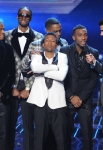THE X FACTOR: The Stereo Hogzz are eliminated on THE X FACTOR airing Thursday, Nov. 10 (8:00-9:00 PM ET/PT) on FOX. Also pictured: Steve Jones (R). CR: Ray Mickshaw / FOX.