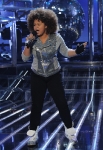THE X FACTOR: Top 7 Performance: Rachel Crow performs in front of the judges on THE X FACTOR airing on Wednesday, Nov. 30 (8:00-9:30 PM ET/PT) on FOX. CR: Ray Mickshaw / FOX.