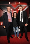THE X FACTOR: (L-R) President, Entertainment, FOX Broadcasting Kevin Reilly, President of Alternative Entertainment at FOX, Mike Darnell and Chairman, Entertainment Fox Networks Group Peter Rice arrive at FOX's "The X Factor" World Premiere Screening Event at the Arclight Cinerama Dome on September 14, 2011 in Hollywood, California. The two-night series premiere of THE X FACTOR airs on Wednesday, September 21 (8-10pm ET/PT) and Thursday, September 22 (8-10pm ET/PT) on FOX. (Photo by Frank Micelotta/PictureGroup)