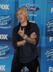 AMERICAN IDOL: James Durbin arrives for the AMERICAN IDOL Finale airing Thursday, April 7 (8:00-10:06 PM ET Live/PT tape-delayed) on FOX. © 2016 FOX Broadcasting Co. Cr: Scott Kirkland/FOX