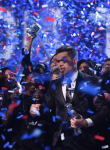 AMERICAN IDOL: Trent Harmon is the American Idol during the AMERICAN IDOL Finale airing Thursday, April 7 (8:00-10:06 PM ET Live/PT tape-delayed) on FOX. © 2016 FOX Broadcasting Co. Cr: Ray Mickshaw/FOX