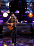 THE VOICE -- "Live Top 10" Episode 1015B -- Pictured: Sawyer Fredericks -- (Photo by: Tyler Golden/NBC)