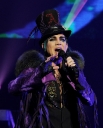 Singer Adam Lambert performs onstage during his "Glam Nation 2010 Tour' at Club Nokia on December 16, 2010 in Los Angeles, California.