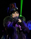 Singer Adam Lambert performs onstage during his "Glam Nation 2010 Tour' at Club Nokia on December 16, 2010 in Los Angeles, California.