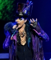 Singer Adam Lambert performs onstage during his "Glam Nation 2010 Tour' at Club Nokia on December 16, 2010 in Los Angeles, California.