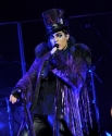 Singer Adam Lambert performs onstage during his "Glam Nation 2010 Tour' at Club Nokia on December 16, 2010 in Los Angeles, California.