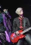 Adam Lambert performs on stage at JCB Hall on October 6, 2010 in Tokyo, Japan.