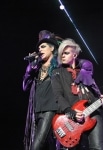 Adam Lambert performs on stage at JCB Hall on October 6, 2010 in Tokyo, Japan.