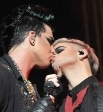 Adam Lambert performs on stage at JCB Hall on October 6, 2010 in Tokyo, Japan.