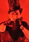Adam Lambert performs on stage at JCB Hall on October 6, 2010 in Tokyo, Japan.