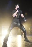 Adam Lambert performs on stage at JCB Hall on October 6, 2010 in Tokyo, Japan.