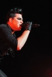 Adam Lambert performs on stage at JCB Hall on October 6, 2010 in Tokyo, Japan.