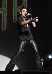 Adam Lambert performs on stage at JCB Hall on October 6, 2010 in Tokyo, Japan.